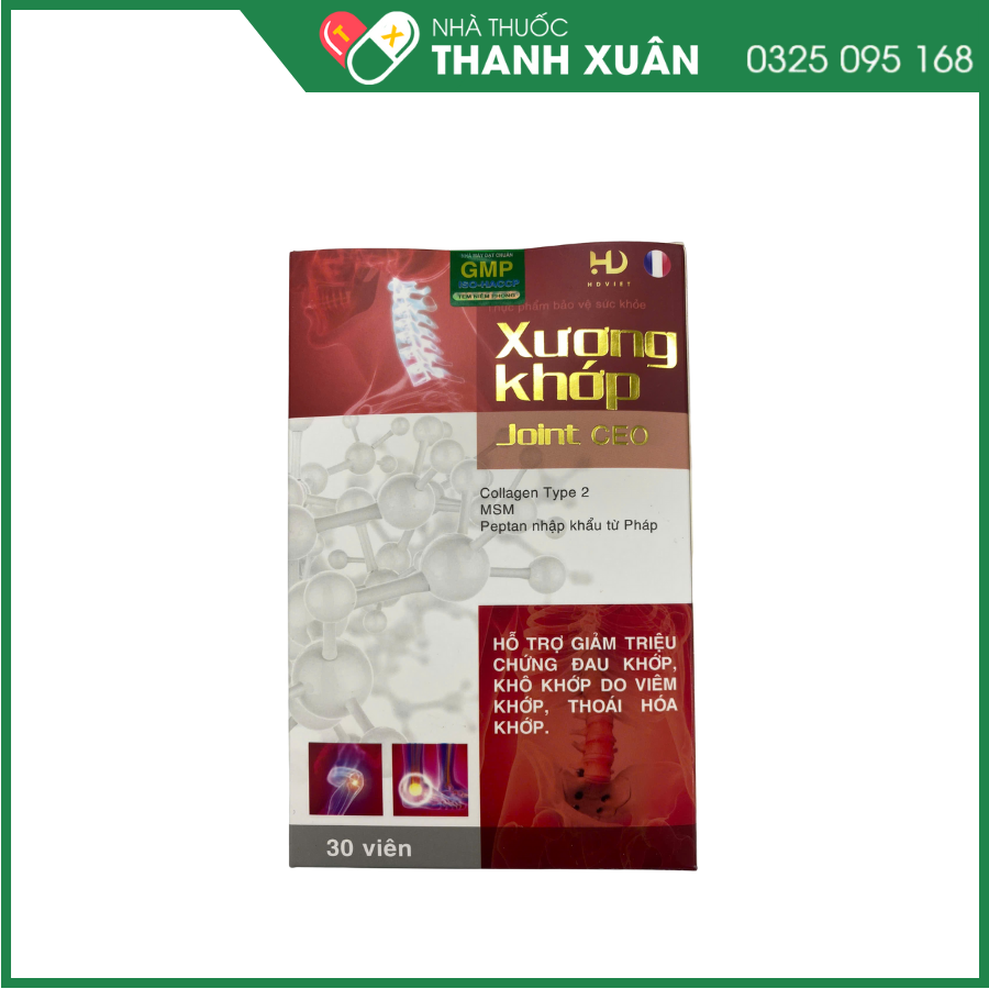 Xương khớp Joint Ceo hỗ trợ giảm triệu chứng đau khớp, khô khớp do viêm khớp, thoái hóa khớp